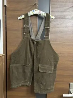 PARICIパーリッシィ　コーデュロイベスト　茶色