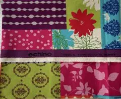 KOKKA echinoエチノ 生地 ハギレ 植物 動物 リネン