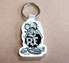 【RATFINK】ソフト ラバーキーリング キーホルダー /COLOR:ホワイトのサムネイル