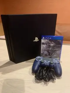 PS4 Pro 本体 純正 コントローラー　おまけソフト付