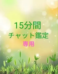 ❀専用です❀★15分間チャット鑑定★