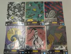 一番くじ ナイトメアー ビフォア クリスマス H賞 クリアファイル 6種