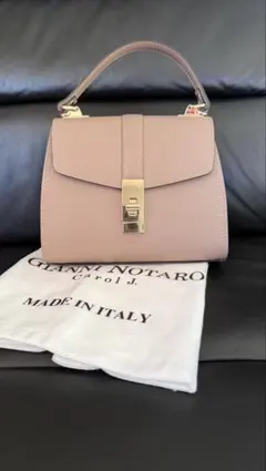 GIANNI NOTARO ベージュ ハンドバッグ