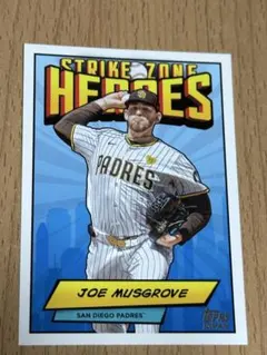 Joe Musgrove ストライクゾーンヒーローズインサート