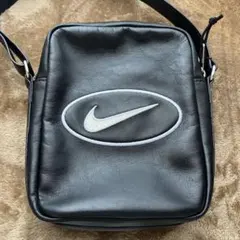 Supreme Nike Leather Shoulder Bag Black