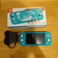 Nintendo Switch Lite ターコイズ 本体＋ACアダプター＋箱付