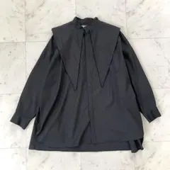 ☆美品☆ネストローブ レースタッカー付プルオーバーリネンチュニック
