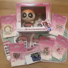 パワーパフガールズ一番くじ　ブロッサム ぬいぐるみ（おまけ付き）