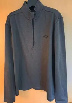 Callaway 長袖 　モックネック　グレー　キャロウェイ