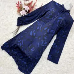GIANNI LO GIUDICE ボウタイ チュニック ワンピース 総柄/40のサムネイル