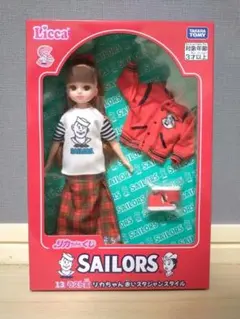 リカちゃんくじ　セーラーズ　１３　ラスト賞　リカちゃん赤いスタジャンスタイル