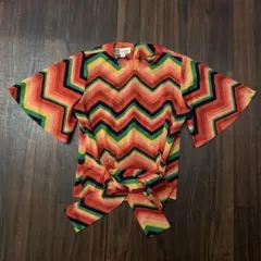 80年代？CREATION TOKYOANCO.LTDカラフルトップス　ヒッピー