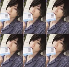 Myojo 厚紙　デタカ　メセカ　データカード　なにわ男子　道枝駿介　6枚