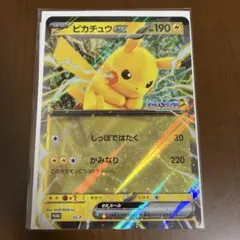 ポケモンスタンプラリー　ピカチュウ　BIGカード