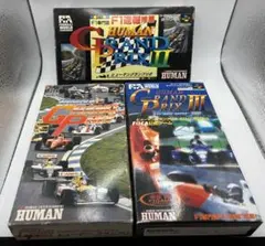 【3本セット】 スーパーファミコン　ヒューマングランプリ１、２、3 箱説付き