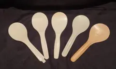 プラスチック製おしゃもじ5本セット