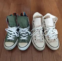 CONVERSE オールスターHI 2足セット サラペ/サンドカモ