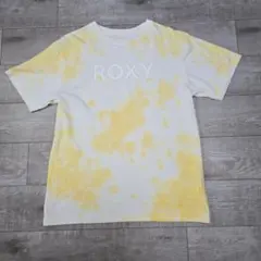 ROXY タイダイ柄 半袖Tシャツ イエロー ホワイト Mサイズのサムネイル