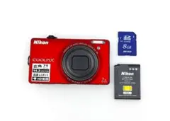 Nikon COOLPIX クールピクス S6000 デジタルカメラ 赤 SD Nikon COOLPIX クールピクス S6000 デジタルカメラ 赤 SD - メルカリ