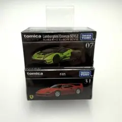 新品未開封トミカプレミアム 2台セット（フェラーリ F40 / ランボルギーニ）