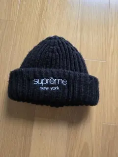 SUPREME ブラック ニット帽