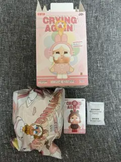 CRYING AGAIN ウサギ　ぬいぐるみ Popmart CRYBABY Crying Again ぬいぐるみ うさぎ POPMART CRYBABY