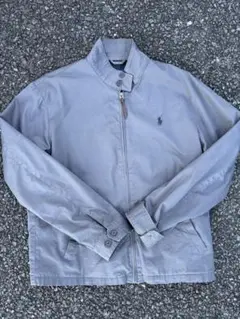 【極美品】ポロラルフローレン スイングトップ TALONジップ グレー L