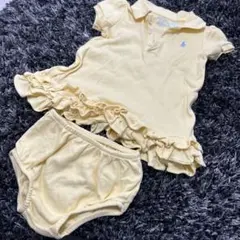 Ralph Lauren 12M イエローポロシャツセット