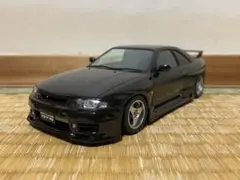 ジャンク　オートアート1/18 スカイライン GT-R BNR32 黒モデルカー ジャンク オートアート1/18 スカイライン GT-R BNR32 黒モデルカー