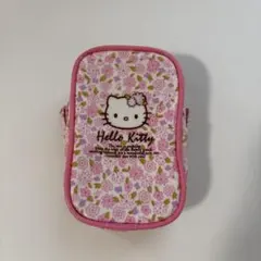 Hello Kitty 花柄ポーチ