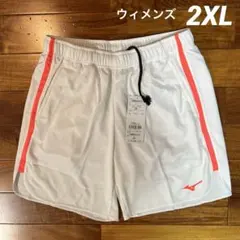No.4069 ミズノ ハーフパンツ ホワイト 2 XL テニス バドミントン