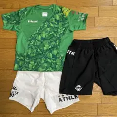 Amitie サッカーユニフォームセット 120サイズ 緑 - メルカリ