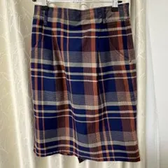 mystywomen チェック柄タイトスカート