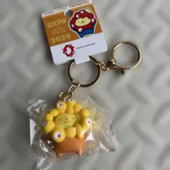 サンリオ推しカラー キーホルダーミャクミャク 新大阪限定大阪万博ポムポムプリン