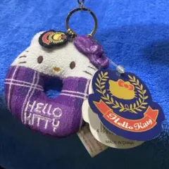 美品　ハローキティ ドーナツ型キーホルダー