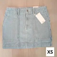 【未使用品】MANGO ストライプミニスカート XS