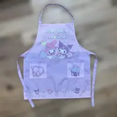 マイメロディクロミ　子ども用エプロン 110