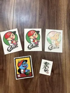 gurirubooth グリルブース　ステッカー5枚set 新宿租界 帯坊や