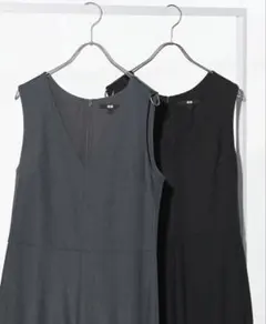 ユニクロ サロペット Sブラック【値下げ】