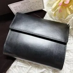 【極美品】ココマイスター 三つ折り財布 ジョージブライドルロベルトパース 本革