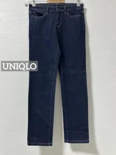 と*も様 0250 UNIQLO ウルトラストレッチジーンズ ブルー