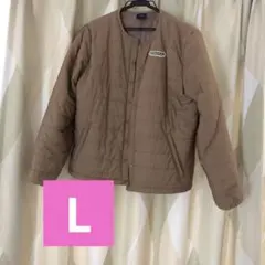 しまむらOUTDOOR PRODUCTS キルティングジャケット　L ベージュ