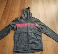 Under Armour フリースパーカー SM/P/CH グレー/ピンク