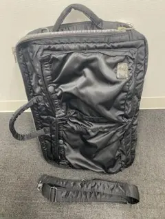 ポーター 3way リュック タンカー ビジネスバッグ ブラック 二層式