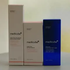 【新品未使用】メディキューブPDRNピンクアンプル＆トナー　エクソソームショット