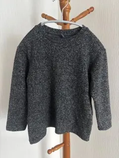 ソフトニットフリースクルーネック