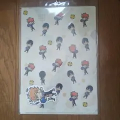 ハイキュー　クリアファイル＆ステッカーセット　日向翔陽・影山飛雄