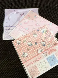 サンリオ ハローキティ デザインペーパー 3set
