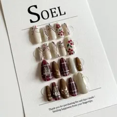 【2点セット】現品 ネイルチップ まとめ売り アーモンド