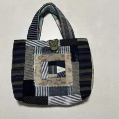あーちゃんさん専用 絣パッチワークバッグ
